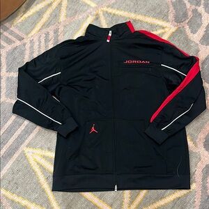 Jordan Black Jacket with Red Highlights